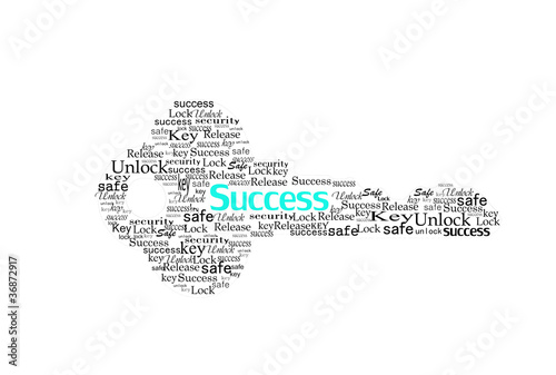 key to success make whit word