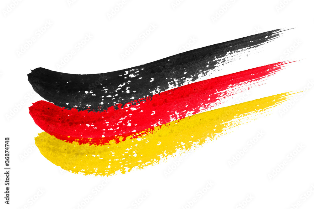 Obraz premium brushstroke flag Germany