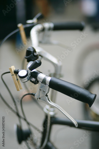 Fahrrad mit Klammern