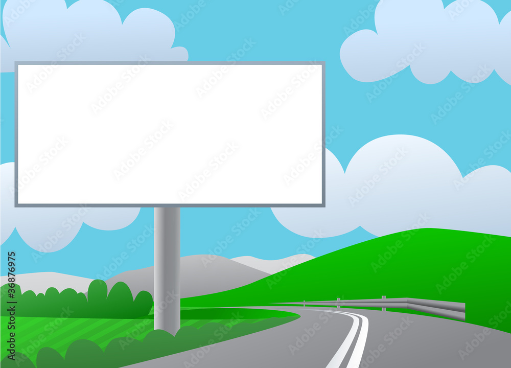 Fototapeta premium Country billboard