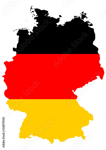 Deutschland Karte Farben