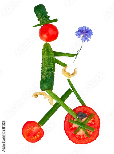 Man from vegetables