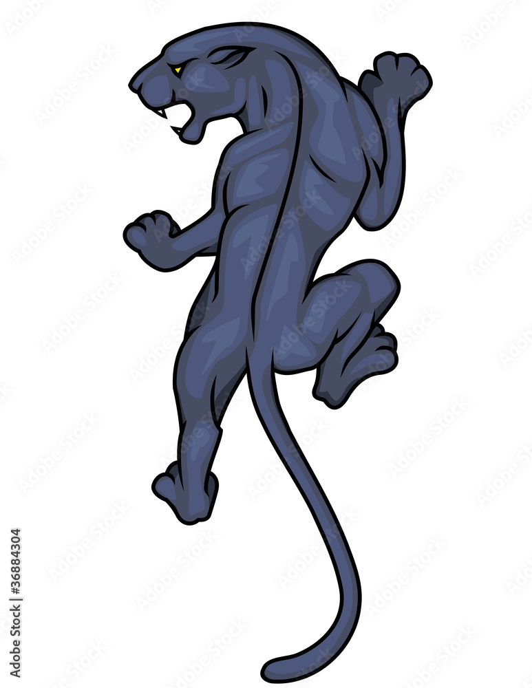 Fototapeta premium Black panther