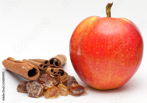 Яблоко, корица и диабетический сахар