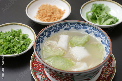 Chinese cod & gourd soup
