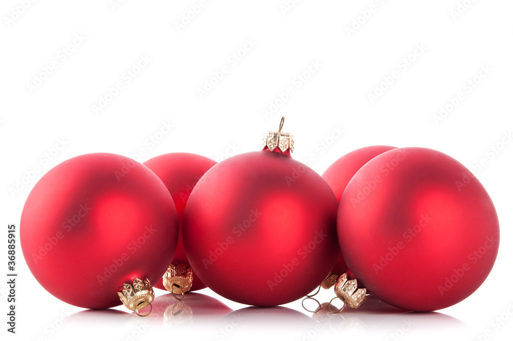 red christmas balls red christmas balls