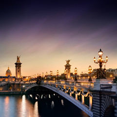 Leinwandbilder Pont Alexandre III Pont Alexandre III Pariser Wahrzeichen  © Beboy