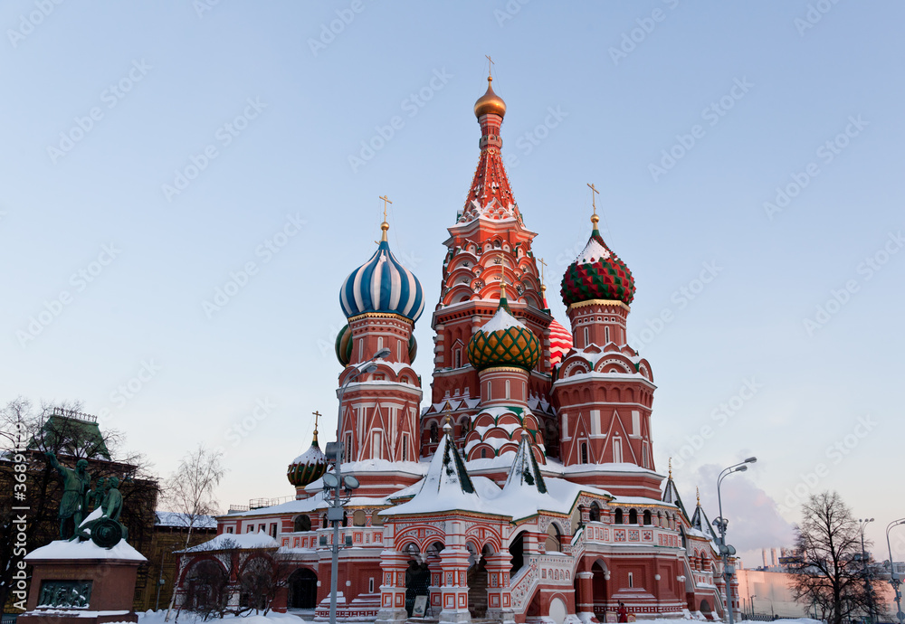 Saint Basil Cathedral. Moscow, Russia, Red Square