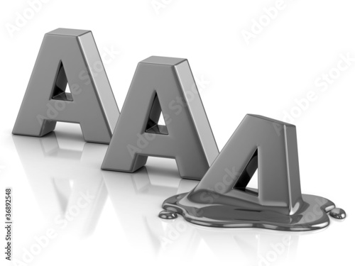 AAA credit rating downgrade