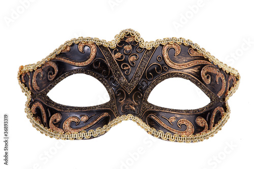 The original festive carnival mask gold © dimedrol68