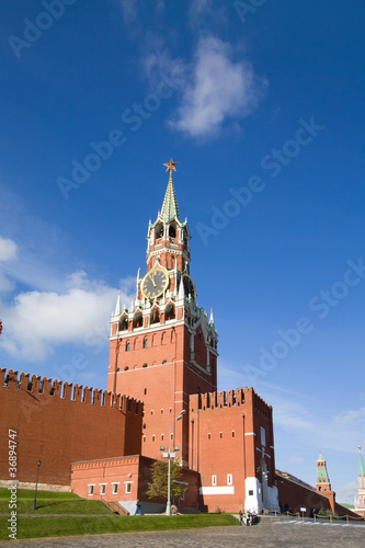 Spasskaya Tower, Kremlin, Red Square, Moscow