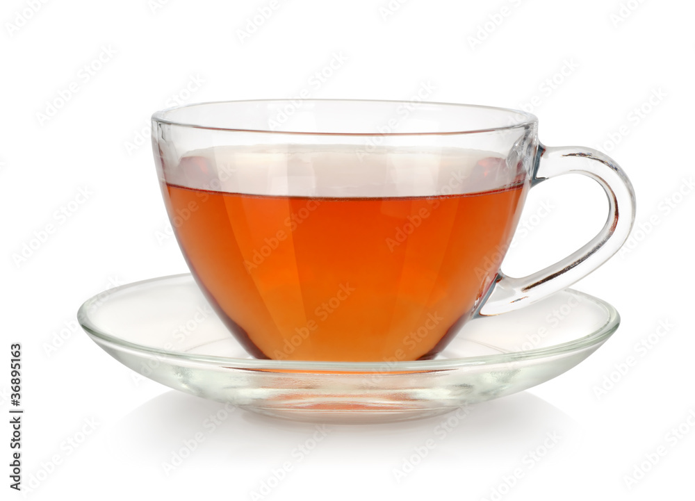 Glass cup of tea Stock Photo Adobe Stock