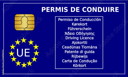 Permis de conduire européen electronique