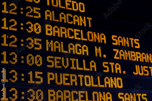 Photography Train schedule