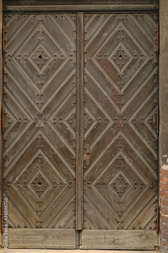 Ghotic doors to old church