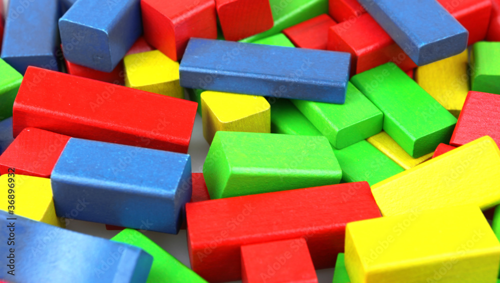 Wooden building blocks Wooden building blocks