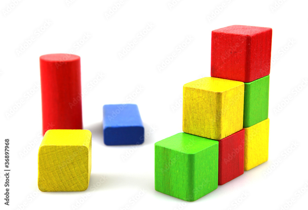 Wooden building blocks Wooden building blocks