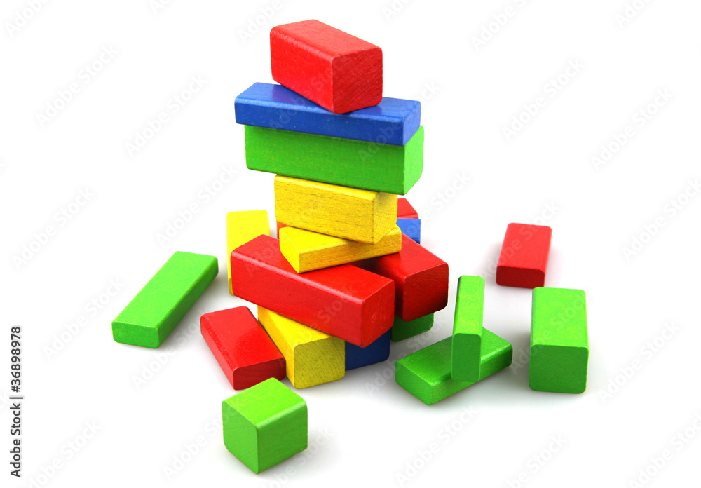 Wooden building blocks Wooden building blocks