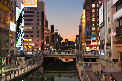 Sinsayabashi district in Tokyo