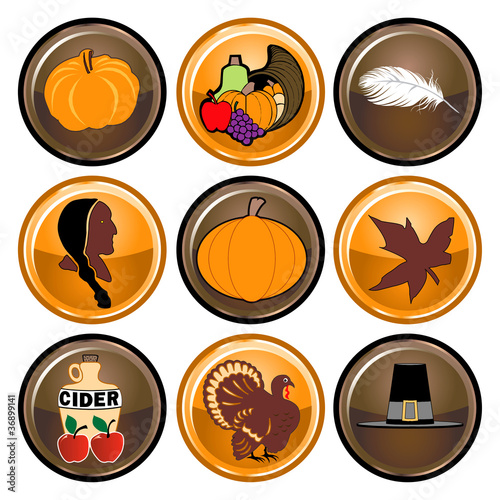 Thanksgiving Buttons photo