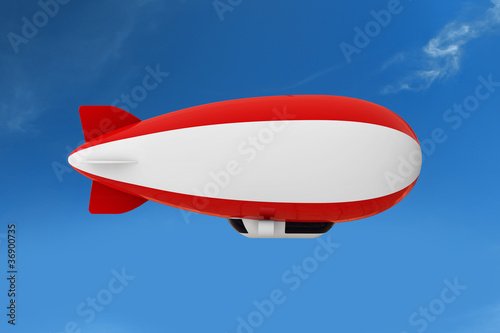 Zeppelin als Werbefläche photo