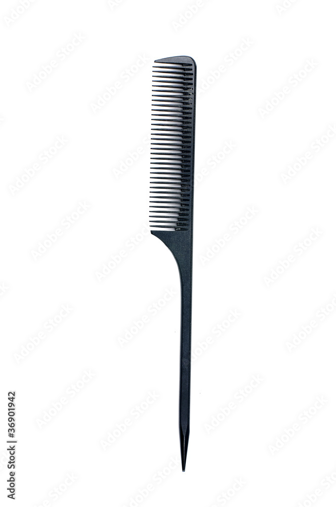 comb isolated on white- close up comb isolated on white- close up