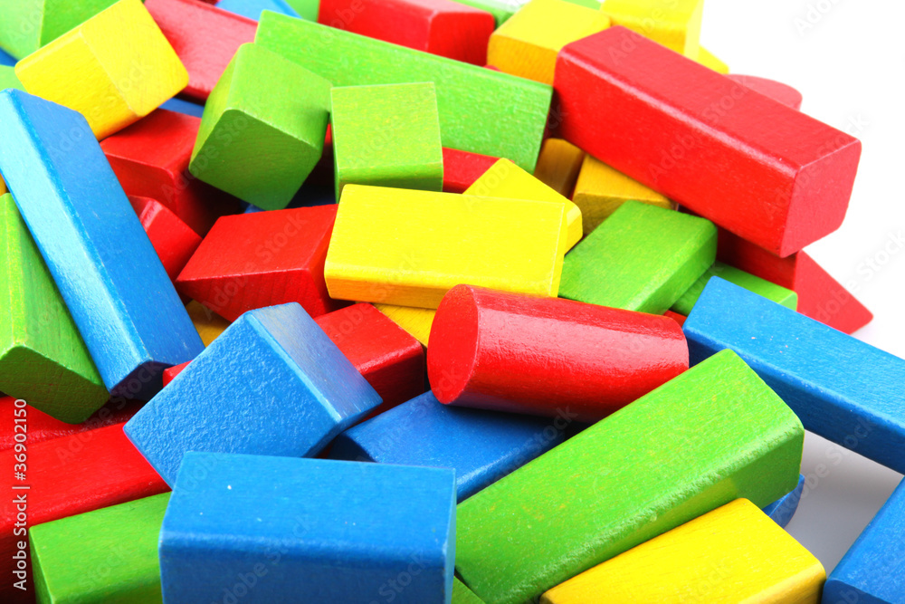 Wooden building blocks Wooden building blocks