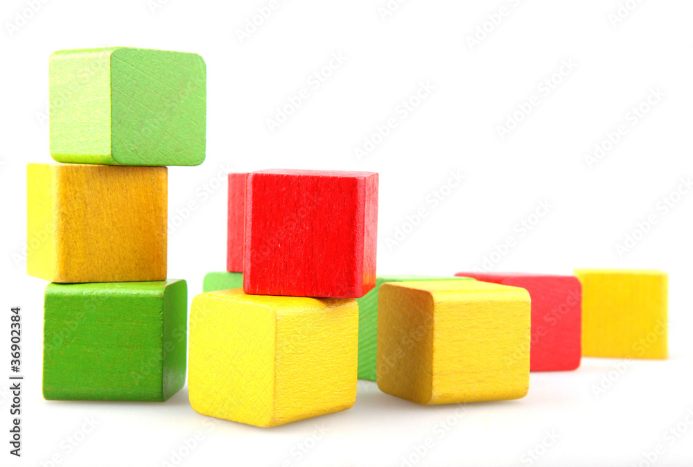 Wooden building blocks Wooden building blocks