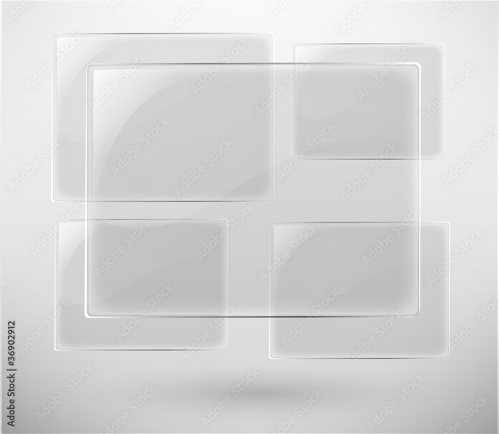abstract vector plane on white wall