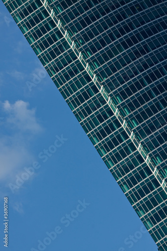 Windows on a modern office building making a background