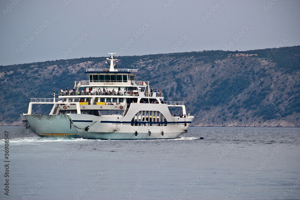 Adriatic ferry boat, Cres, Croatia