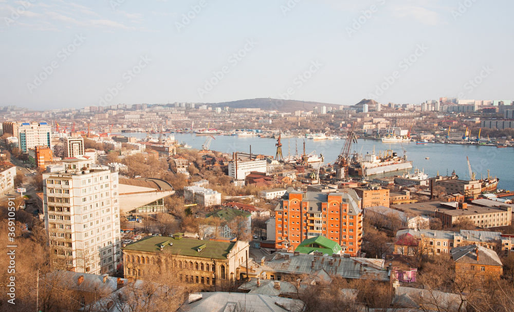 Kind to Vladivostok from the highest hill