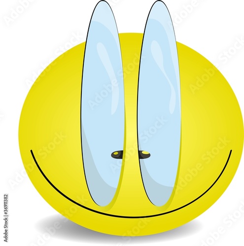 Two eyes and smile