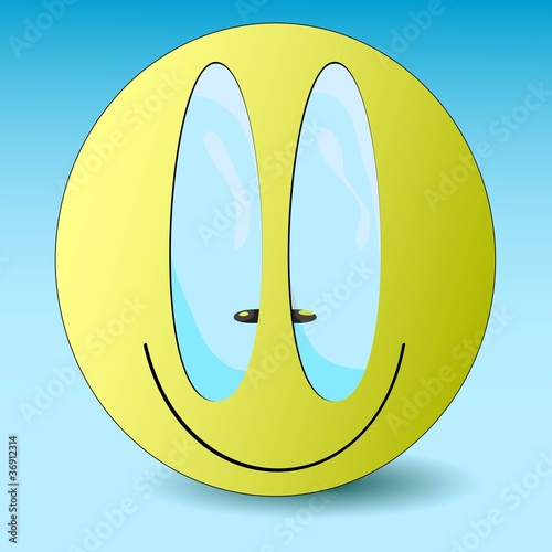 Timid smile