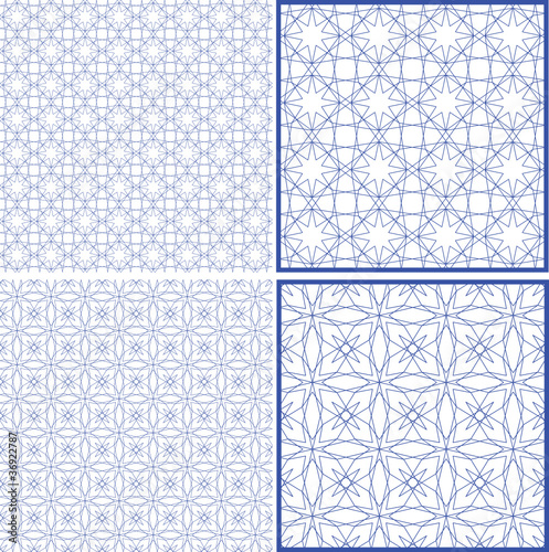 Seamless guilloche backgrounds