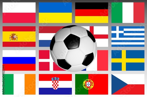 Fußball EM 2012 Teilnehmerländer #36923344