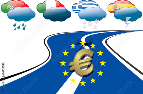 Euro debt crisis photo