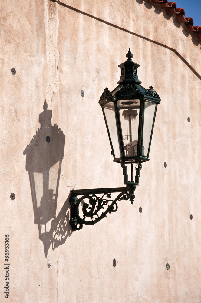Street lantern in Prague