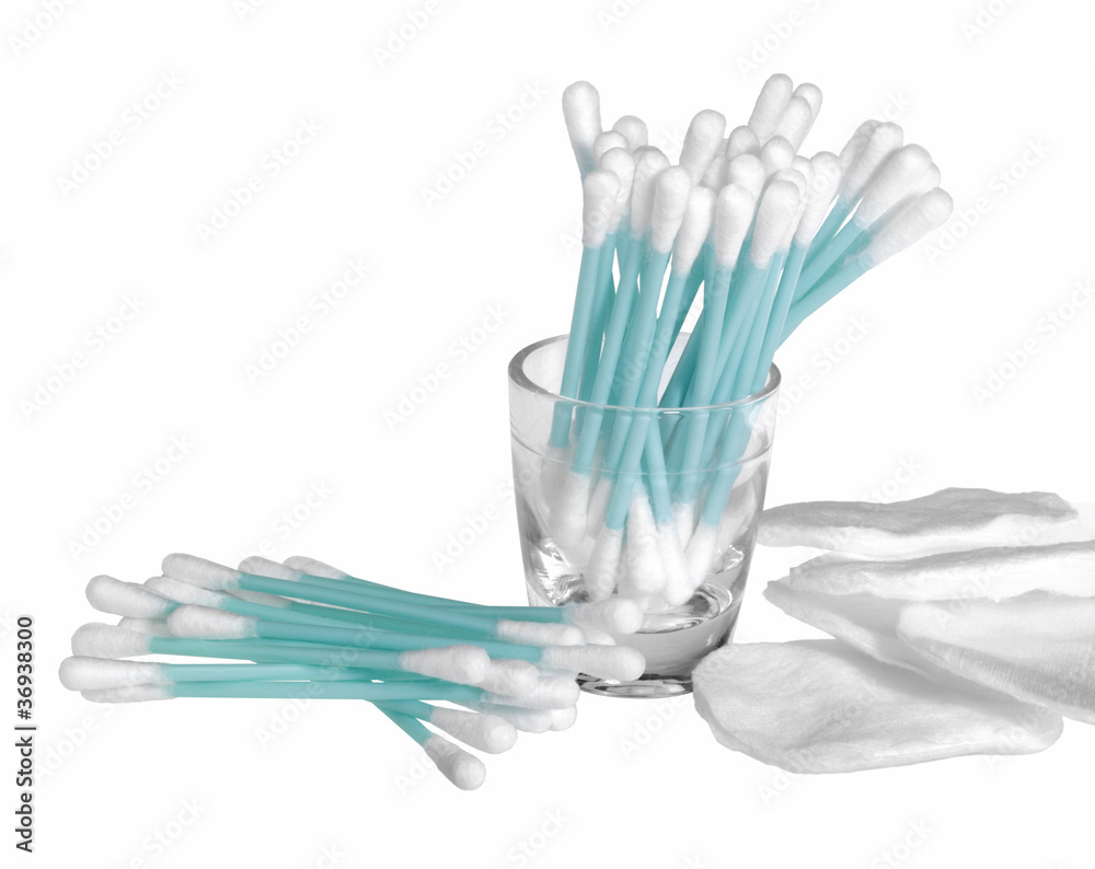 Naklejka premium cotton swabs