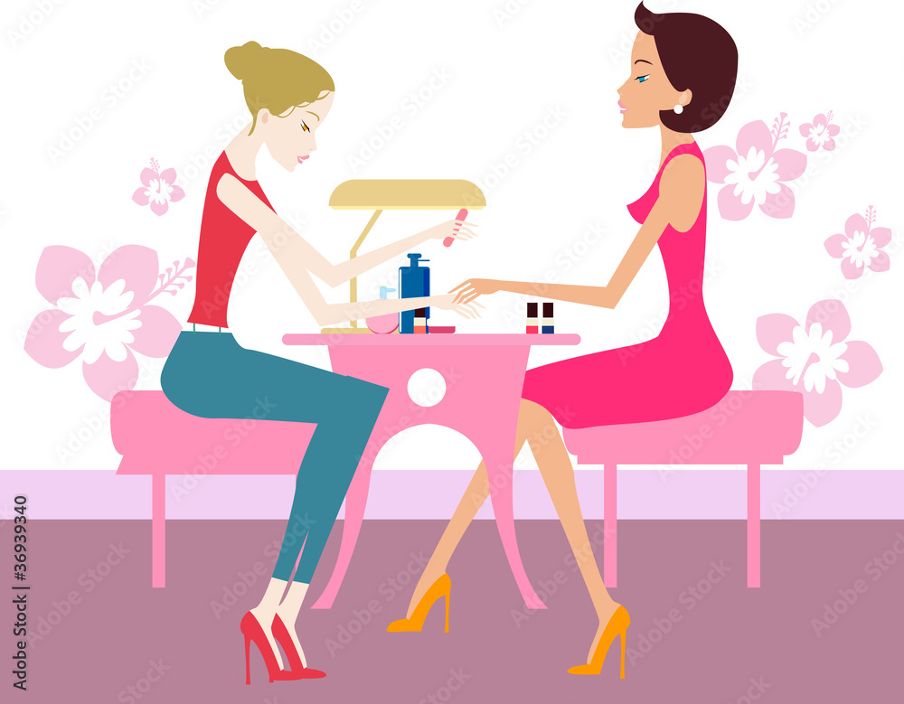 girl with nail polish showing feet girl with nail polish showing feet