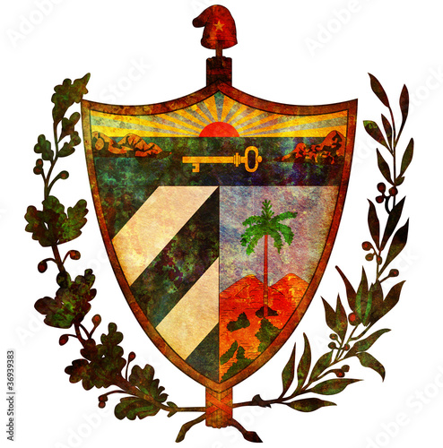 Photography cuba coat of arms