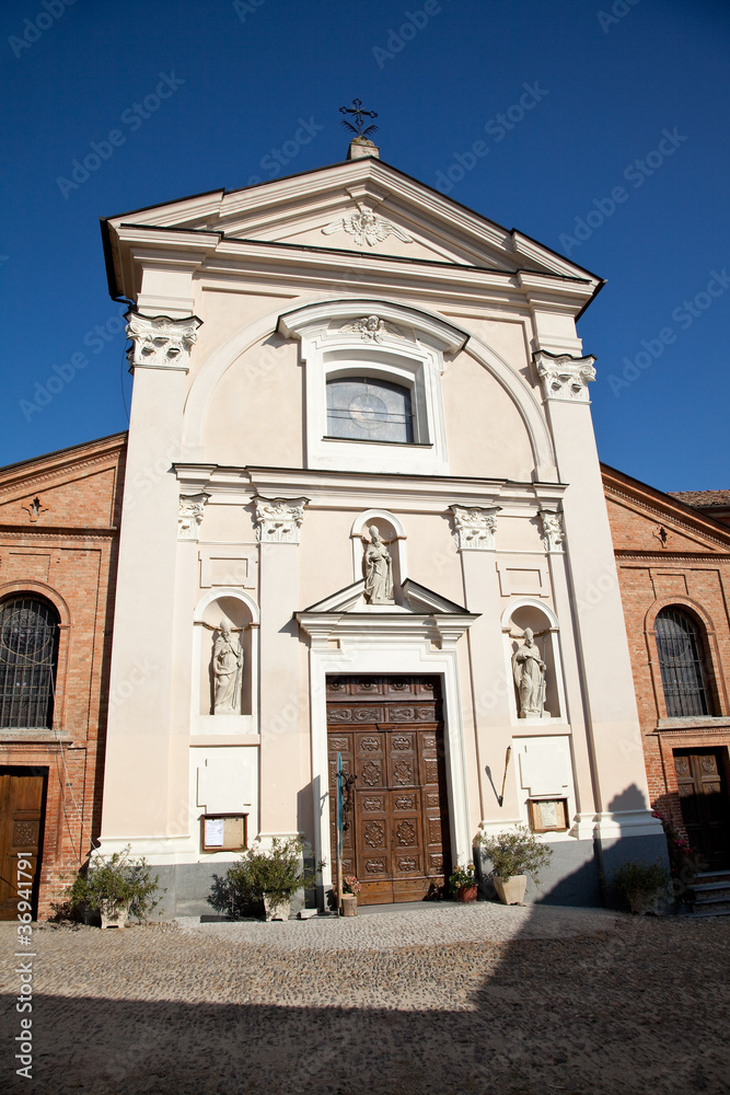 Church of Calosso, near Asti, Italy