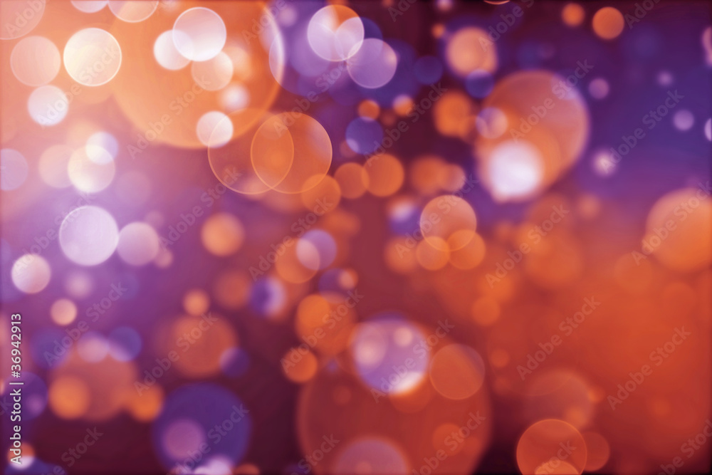 Abstract background of holiday lights. Christmas abstract bokeh