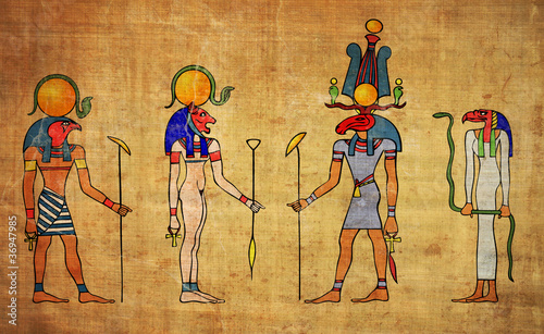 Fotografie egyptian gods