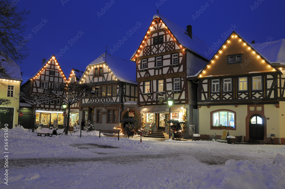 Obraz premium Weihnachten in Seligenstadt