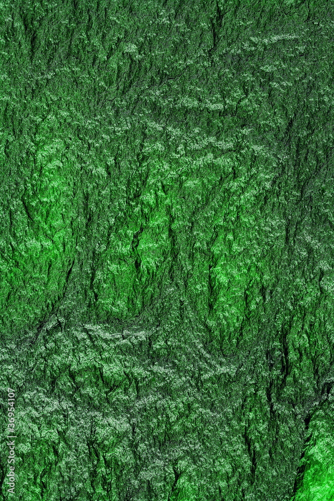 Obraz premium Charred green paper, texture