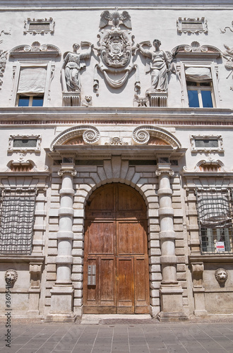 Obraz na plátně Bentivoglio Palace. Ferrara. Emilia-Romagna. Italy.