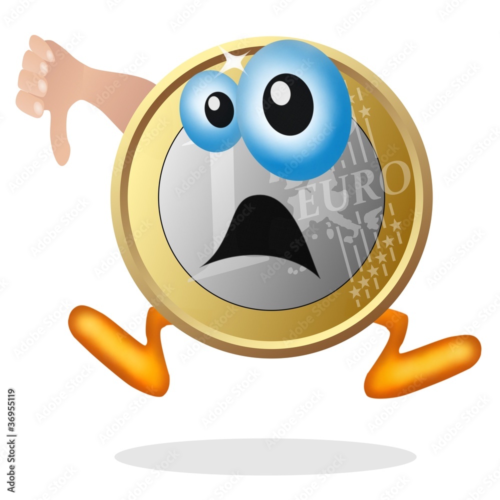 Obraz premium euro in picchiata