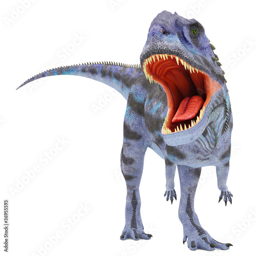 blue majungasaurus photo