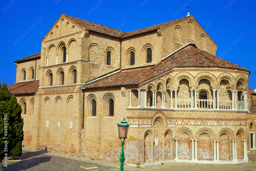 italie, venise : murano, église ss maria donato